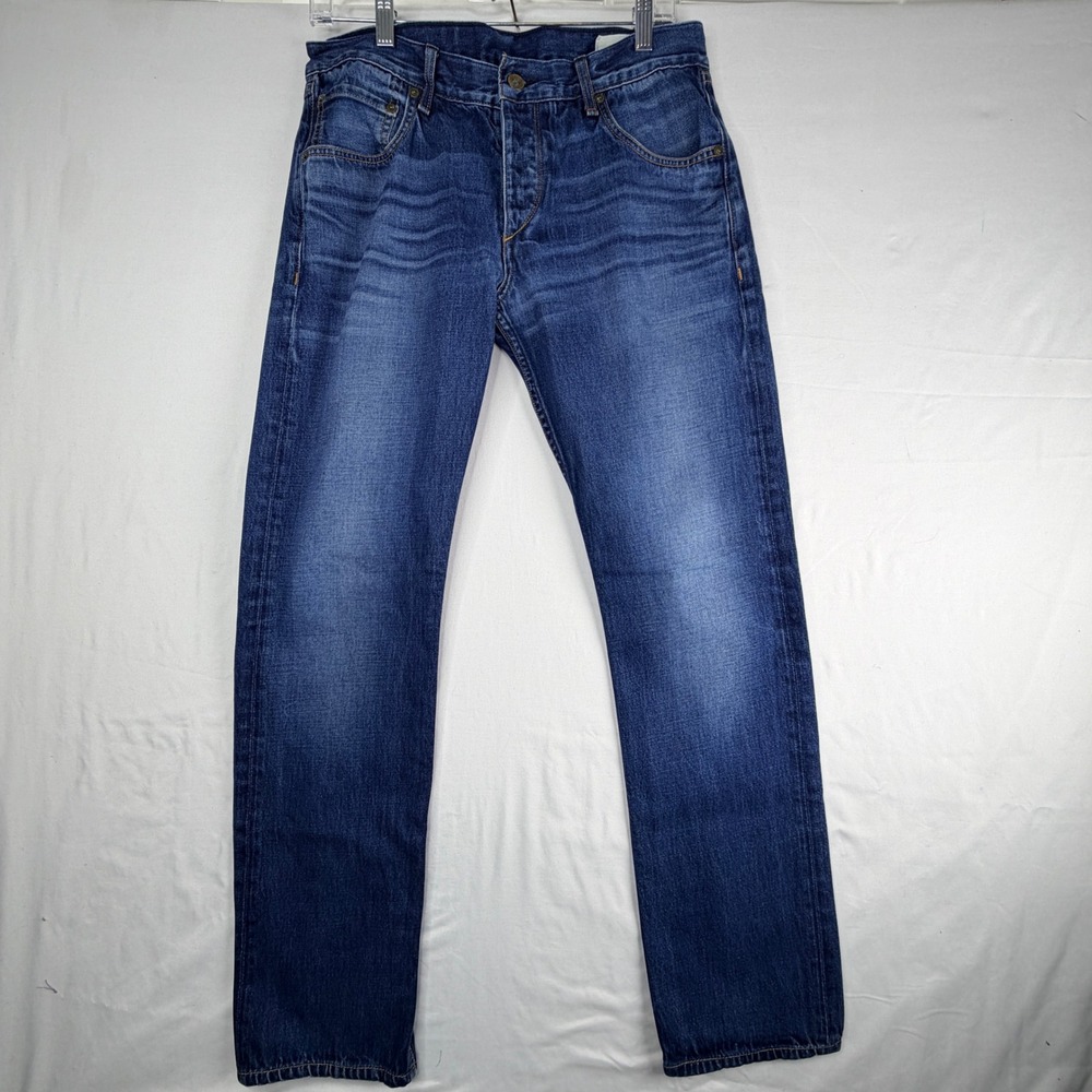 Rag & Bone RB 15X Straight Leg Jeans Phoenix Wash Blue Denim Size 32 Y2K